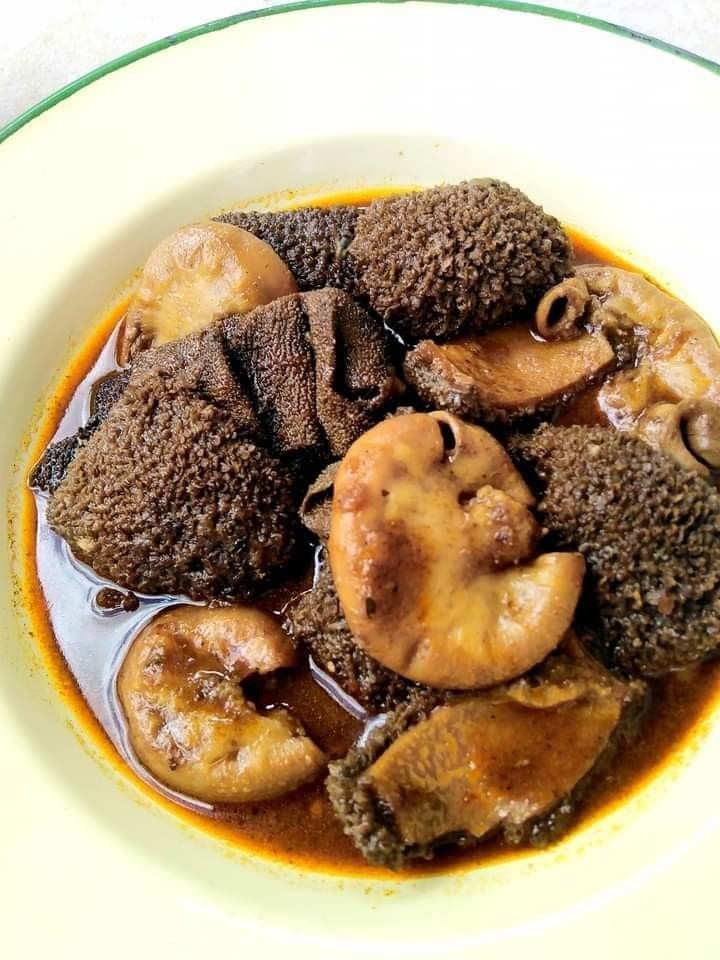 Traditional tripe dish